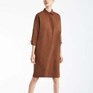 MAXMARA Osanna Cotton Poplin Shirt Dress